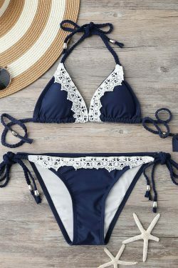 Y2K Fashion Coquette Aesthetic Cargo Skirt & Braided Lace String Bikini