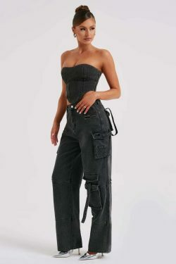 Y2K Fashion: Coquette Aesthetic Cargo Skirt & Cute Tops, Grunge Style Hood