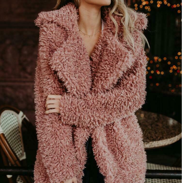 Y2K Fashion Coquette Aesthetic Grunge Style Chloe Imitation Fur Long Coat Y2K Fashion Coquette Aesthetic Grunge Style Chloe Imitation Fur Long Coat