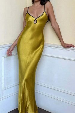 Y2K Fashion Coquette Aesthetic Maxi Dress - Elegant Stunner for Women