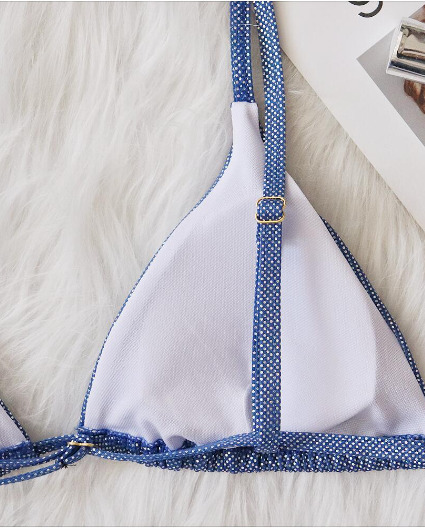 Y2K Fashion Crystal Diamond Swimsuit - Coquette Aesthetic, Grunge Style, Cute Tops, Pastel Goth Y2K Fashion Crystal Diamond Swimsuit - Coquette Aesthetic, Grunge Style, Cute Tops, Pastel Goth