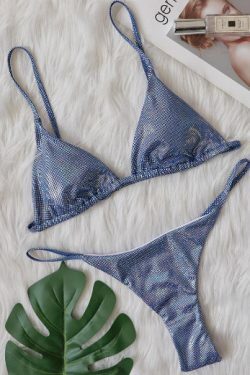 Y2K Fashion Crystal Diamond Swimsuit - Coquette Aesthetic, Grunge Style, Cute Tops, Pastel Goth