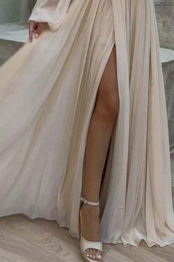 Y2K Fashion Elegant Suspender Long Dress for Women - Coquette Aesthetic Grunge Style