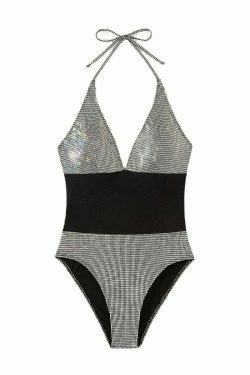 Y2K Fashion Halter Backless Bikini - Sexy One-Piece Swimsuit