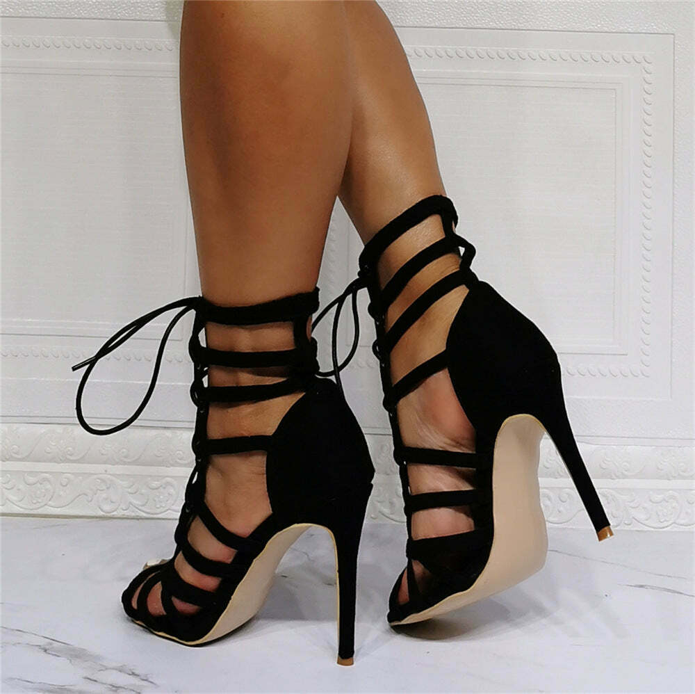 Y2K Fashion High-Heeled Sandals - Coquette Aesthetic, Grunge Style, Cute Tops Y2K Fashion High-Heeled Sandals - Coquette Aesthetic, Grunge Style, Cute Tops