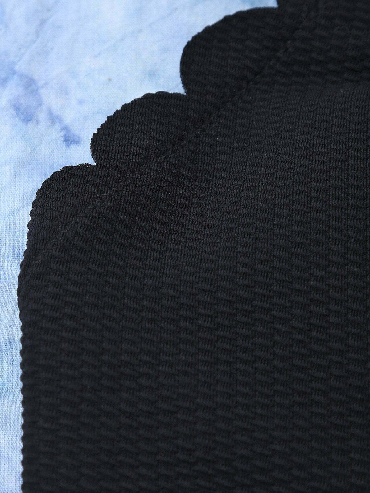 Y2K Fashion High Rise Halter Scalloped Bathing Suit Y2K Fashion High Rise Halter Scalloped Bathing Suit