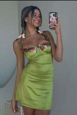 Y2K Fashion Lace Suspender Short Dress - Coquette Aesthetic Grunge Style Cute Tops Cargo Skirt