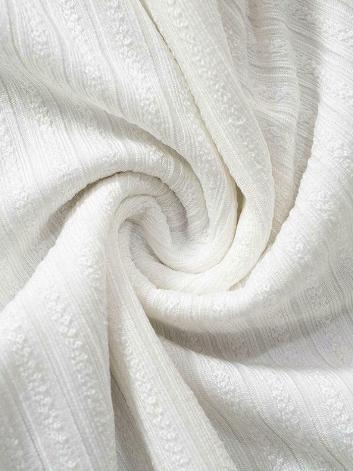 Y2K Fashion Lapel Cutout Irregular Hem Knit Sweater for Women - Coquette Aesthetic Grunge Style Y2K Fashion Lapel Cutout Irregular Hem Knit Sweater for Women - Coquette Aesthetic Grunge Style