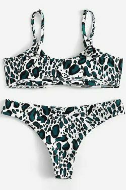 Y2K Fashion Low Waisted Cami Bikini - Coquette Aesthetic Grunge Style - Cute Tops & Cargo Skirt