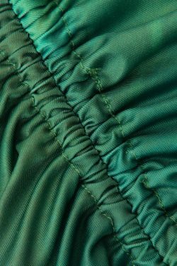 Y2K Fashion Printed Halter Corset Drawstring Slit Midi Dress