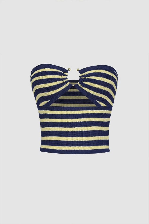 Y2K Fashion Ring Cut Out Tube Top - Coquette Grunge Aesthetic Cute Tops Goth Makeup Y2K Fashion Ring Cut Out Tube Top - Coquette Grunge Aesthetic Cute Tops Goth Makeup