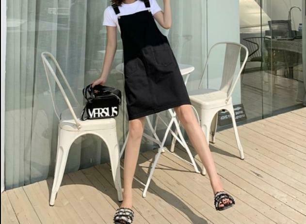 Y2K Fashion: School Bus Dungarees for Women - Coquette Aesthetic Cargo Skirt & Grunge Style Outfit Y2K Fashion: School Bus Dungarees for Women - Coquette Aesthetic Cargo Skirt & Grunge Style Outfit