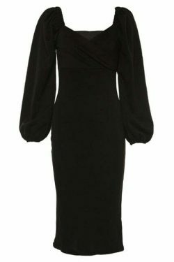 Y2K Fashion: Sexy Pure V Neck Off Shoulder Bodycon Dress