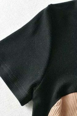 Y2K Fashion: She's Cutting Edge Crop Top - Coquette Aesthetic Grunge Style Cute Tops & Cargo Skirt