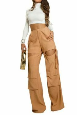 Y2K Fashion Short Shirt with Stylish Drawstring Pants Suit - Coquette Aesthetic, Gr