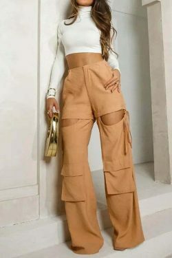 Y2K Fashion Short Shirt with Stylish Drawstring Pants Suit - Coquette Aesthetic, Gr