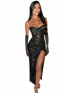 Y2K Fashion Sparkling Suspender Dress - Coquette Aesthetic, Grunge Style, Cute Tops, Pastel Goth