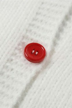 Y2K Fashion Strawberry Knitted Cardigan - Coquette Aesthetic Grunge Style