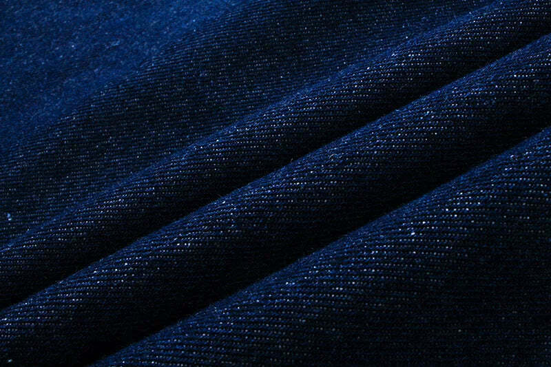 Y2K Flame Embroidered Baggy Jeans - Coquette Aesthetic Grunge Style Women's Fashion