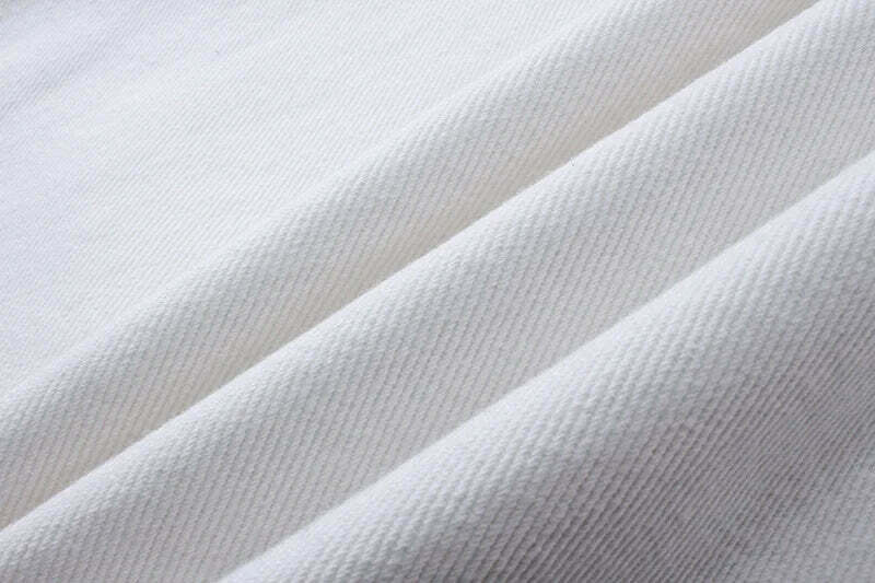 Y2K Flame Embroidered Baggy Jeans - Coquette Aesthetic Grunge Style Women's Fashion