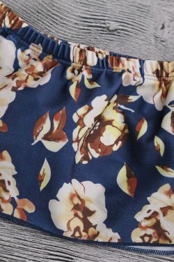 Y2K Floral Bikini: Off The Shoulder Overlay for Coquette Aesthetic and Grunge Style