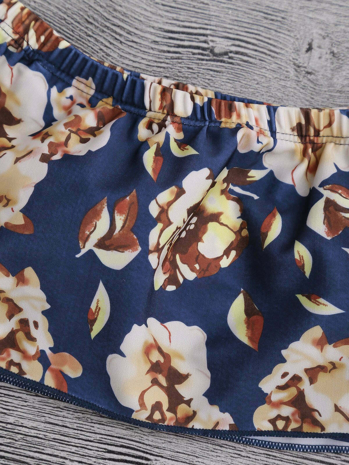 Y2K Floral Bikini: Off The Shoulder Overlay for Coquette Aesthetic and Grunge Style Y2K Floral Bikini: Off The Shoulder Overlay for Coquette Aesthetic and Grunge Style