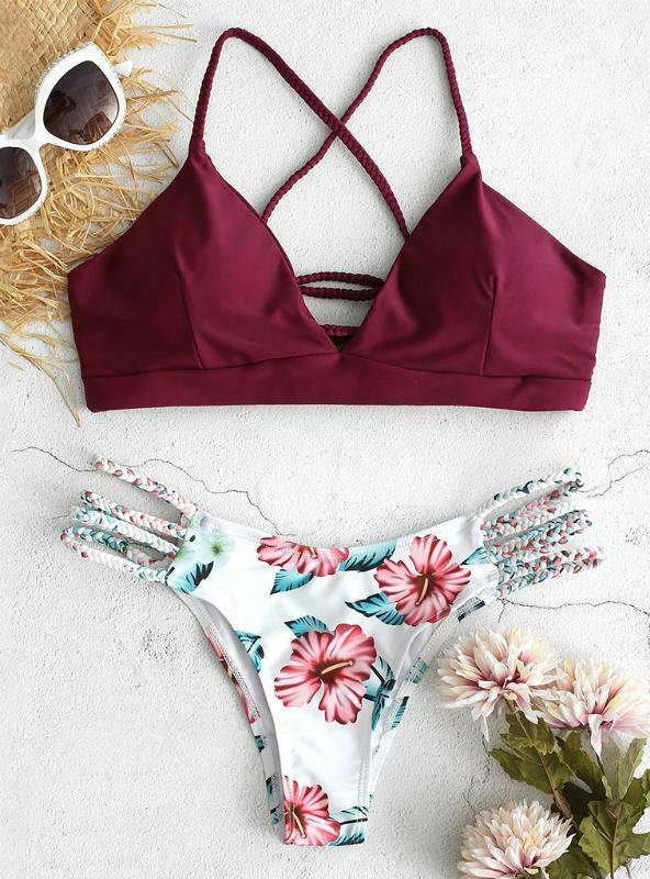 Y2K Floral Bikini Set for Women: Retro Aesthetic Swimwear with Coquette Vibes Y2K Floral Bikini Set for Women: Retro Aesthetic Swimwear with Coquette Vibes