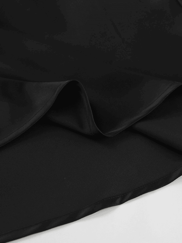 Y2K French Satin Drape Skirt: Coquette Aesthetic, Grunge Style & Elegance Y2K French Satin Drape Skirt: Coquette Aesthetic, Grunge Style & Elegance