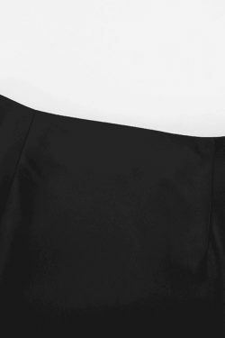 Y2K French Satin Drape Skirt: Coquette Aesthetic, Grunge Style & Elegance