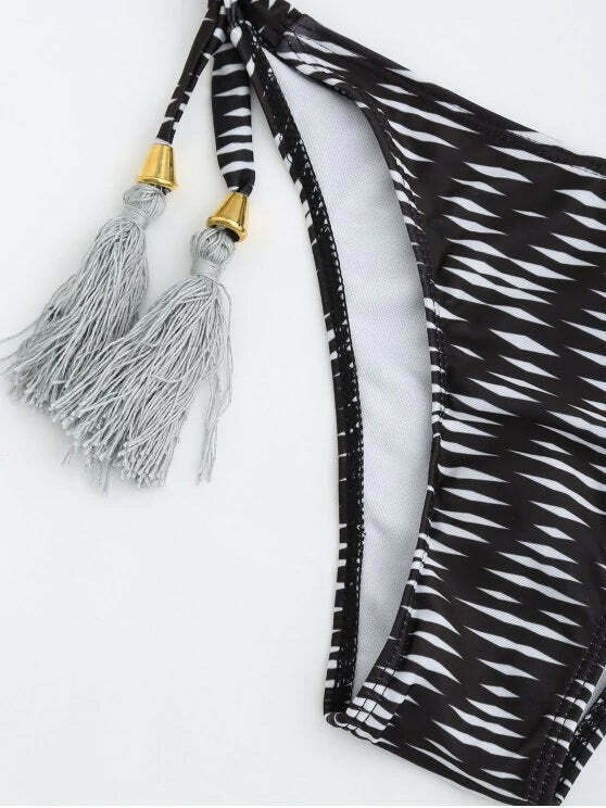 Y2K Geometric Print Ruffles Bikini Set - Coquette Aesthetic Swimwear Y2K Geometric Print Ruffles Bikini Set - Coquette Aesthetic Swimwear