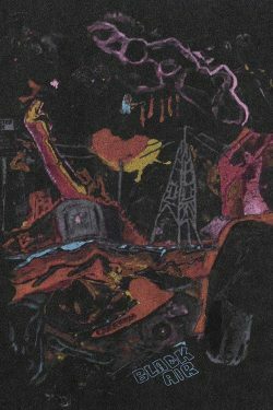 Y2K Grunge Style Oversize Tee in 'Destruction' Wash - Coquette Aesthetic Top for Women