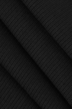 Y2K Halter Neck Rib Knit Midi Dress - Coquette Aesthetic, Grunge Style