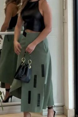 Y2K Halterneck Top and Skirt Set - Coquette Aesthetic Outfit for Women