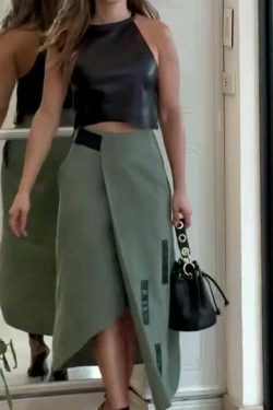 Y2K Halterneck Top and Skirt Set - Coquette Aesthetic Outfit for Women