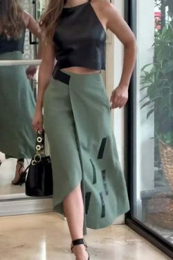 Y2K Halterneck Top and Skirt Set - Coquette Aesthetic Outfit for Women