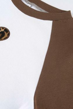 Y2K Heart Print Crop Top: Coquette Aesthetic, Grunge Style, Cute Pastel Goth Fashion