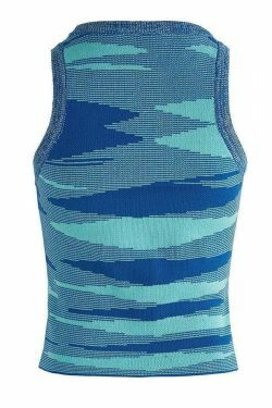 Y2K Jacquard Cropped Knit Tank: Coquette Grunge Aesthetic, Cute Tops