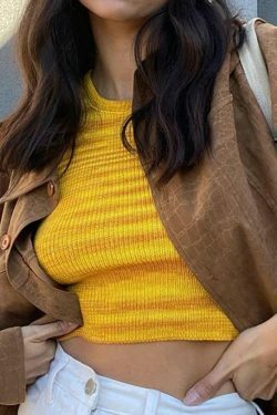 Y2K Jacquard Cropped Knit Tank: Coquette Grunge Aesthetic, Cute Tops