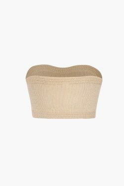 Y2K Knit Tube Top & Tassel Hem Skirt Set for Coquette Aesthetic: Grunge Style Outfit with a Twist