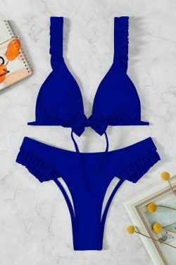 Y2K Lace-Up Beach Bikini: Coquette Aesthetic, Grunge Style, Cute Tops, Pastel Goth, Cargo Skirt