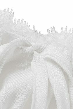 Y2K Lace-Up Chiffon Cami Top: Coquette & Grunge Aesthetic, Cute Tops, Pastel Goth - Women's Fashion