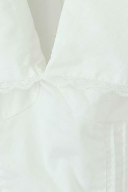 Y2K Lace-Up Doll Collar Short Dress - Coquette Aesthetic Grunge Style - Cute Tops & Cargo Skirt