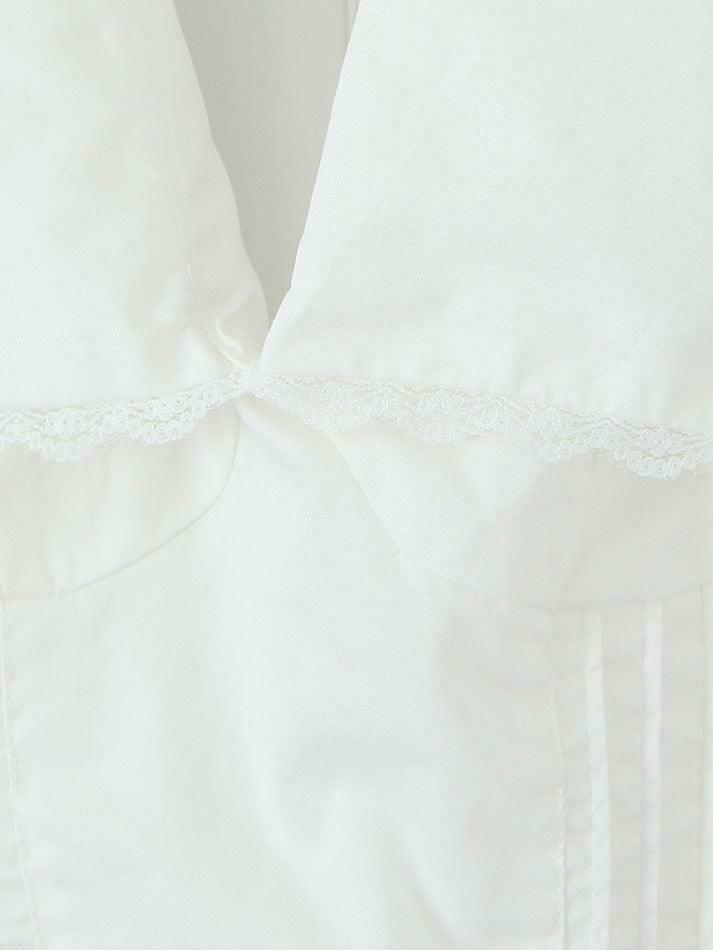 Y2K Lace-Up Doll Collar Short Dress - Coquette Aesthetic Grunge Style - Cute Tops & Cargo Skirt Y2K Lace-Up Doll Collar Short Dress - Coquette Aesthetic Grunge Style - Cute Tops & Cargo Skirt