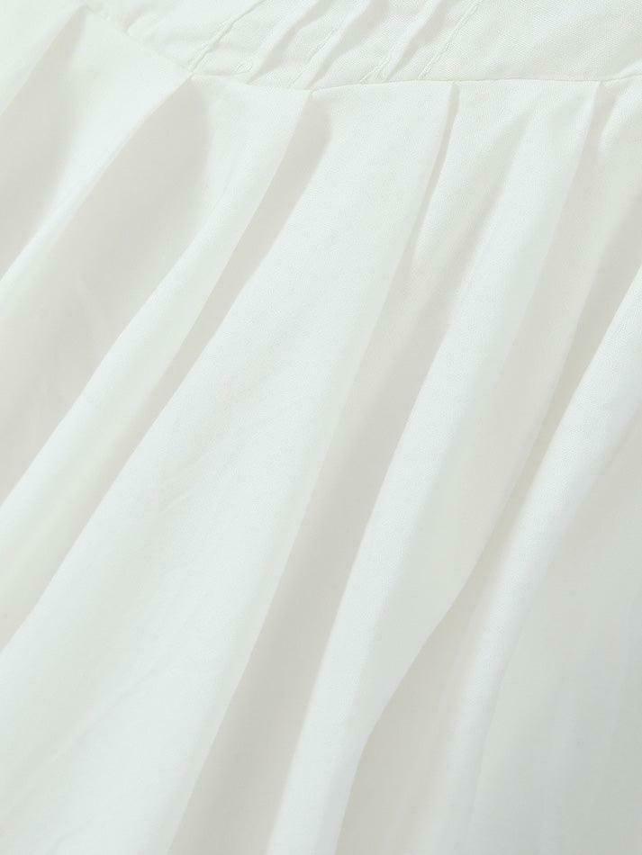 Y2K Lace-Up Doll Collar Short Dress - Coquette Aesthetic Grunge Style - Cute Tops & Cargo Skirt Y2K Lace-Up Doll Collar Short Dress - Coquette Aesthetic Grunge Style - Cute Tops & Cargo Skirt