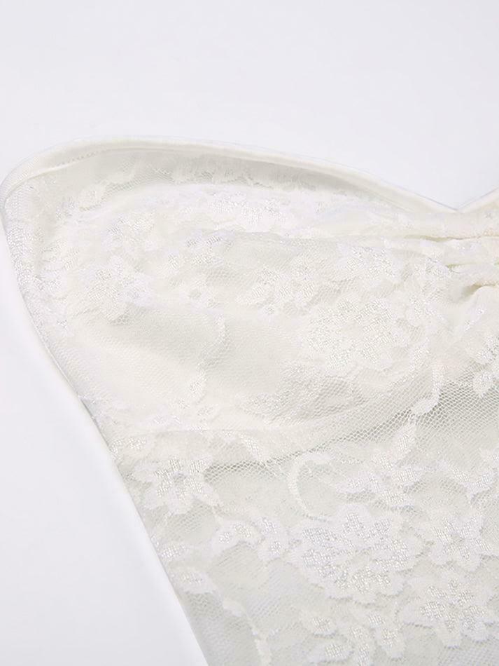 Y2K Lace Backless Bandeau Top: Coquette Aesthetic, Grunge Style, Cute Tops, Pastel Goth, Cargo Skirt Y2K Lace Backless Bandeau Top: Coquette Aesthetic, Grunge Style, Cute Tops, Pastel Goth, Cargo Skirt