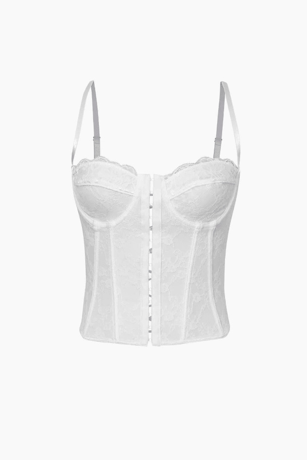 Y2K Lace Fishbone Cami Top: Coquette Aesthetic Grunge Style, Cute Pastel Goth Fashion Y2K Lace Fishbone Cami Top: Coquette Aesthetic Grunge Style, Cute Pastel Goth Fashion