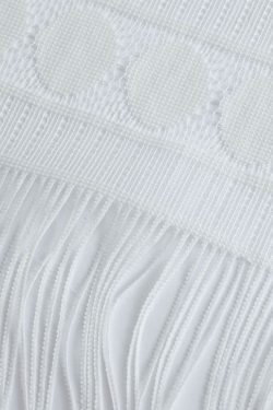 Y2K Lace Fringe Hem Sarong Cover Up - Coquette Aesthetic, Grunge Style