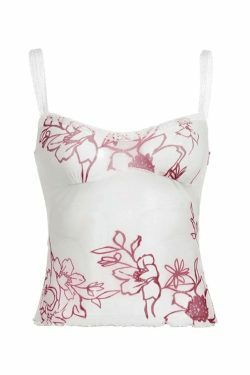 Y2K Lace Mesh Cami Top: Coquette Aesthetic, Grunge Style, Cute Pastel Goth Fashion