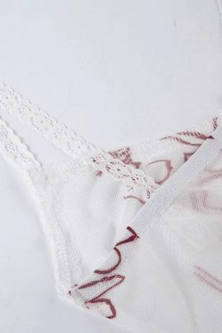 Y2K Lace Mesh Cami Top: Coquette Aesthetic, Grunge Style, Cute Pastel Goth Fashion