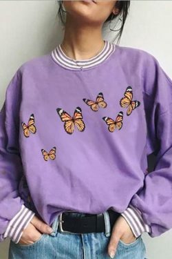 Y2K Lavender Sweatshirt - Coquette Aesthetic, Grunge Style, Cute Tops, Pastel Goth, Comfy